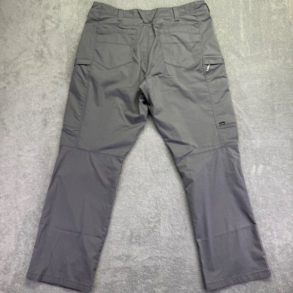 5.11 Tactical Men's Pants Gray Size 40x32 Cargo Pockets Zip Fly Work Casual - Picture 2 of 9